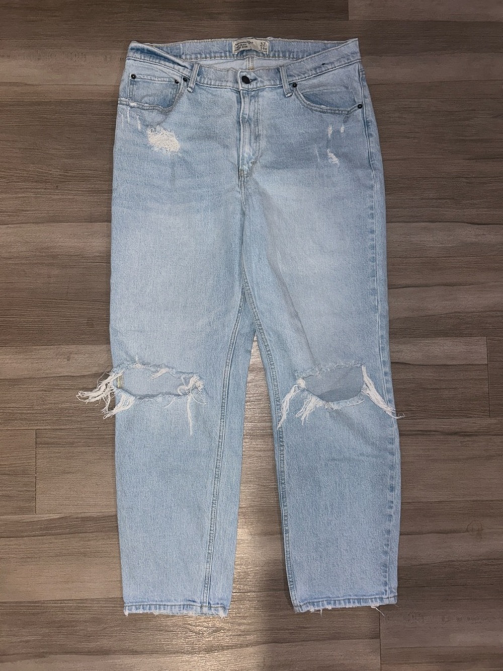 Abercrombie Light Blue Distressed Women's Jeans